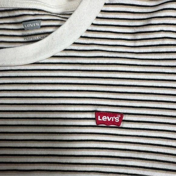 Levis Logo Classic Striped Tee Shirt - Picture 4 of 7